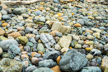 Lands End, San Francisco, United States: ‎March ‎24, ‎2018  - People keeps coming here to put the stones together to build some special  artwork.