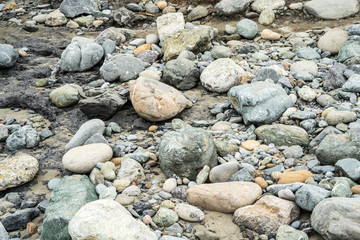 Lands End, San Francisco, United States: ‎March ‎24, ‎2018  - People keeps coming here to put the stones together to build some special  artwork.