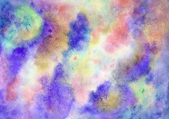Crédence de cuisine en verre imprimé Mélange de couleurs Watercolor texture. Abstract background. 
