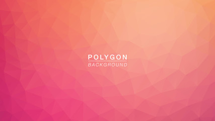 Polygon Orange Pink