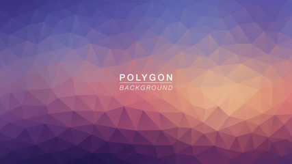 Polygon Purple Lighting