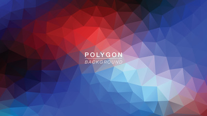 Polygon Red light Blue