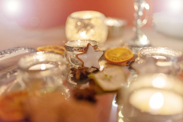 weihnachtliche Tischdeko