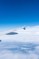 Blick aus dem Flugzeug