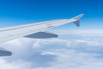 Blick aus dem Flugzeug