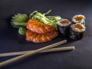 japanese food traditional sashimi