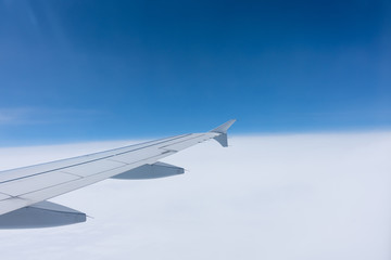 Blick aus dem Flugzeug