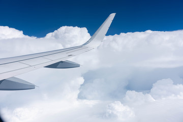Blick aus dem Flugzeug
