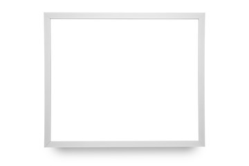 Frame isolated on white background.