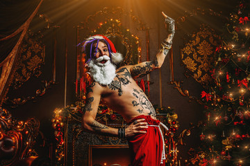 bad santa concept