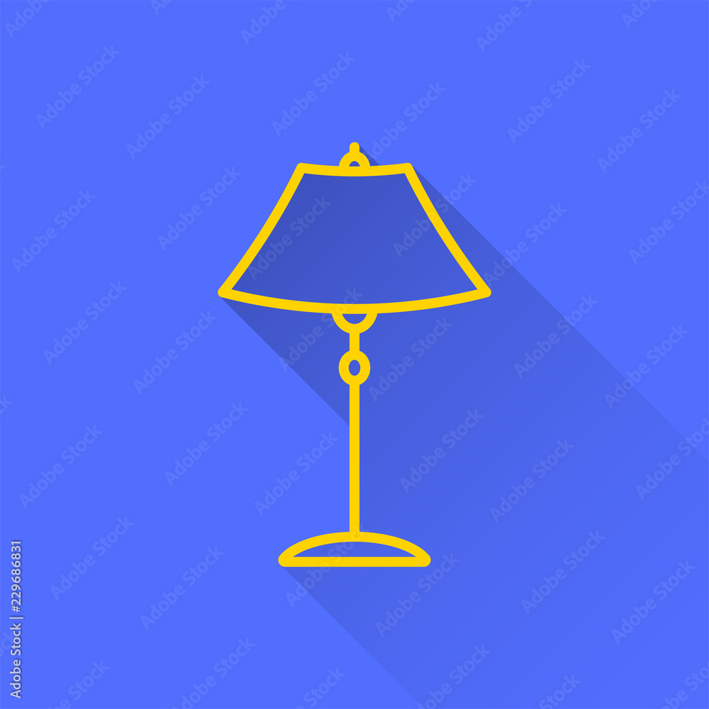 Poster lighting - vector icon for graphic and web design.