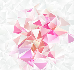 Fototapeta premium Triangular 3d, modern background