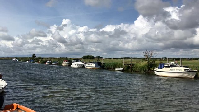 Ribe River. Ribe ?. Old urban coast. Taken in Denmark.