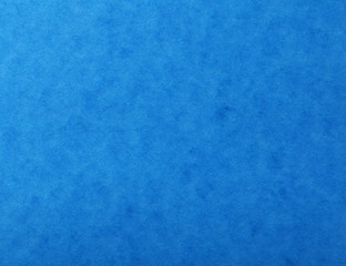 Blue color paper texture and background, isolated on white