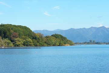 Fototapeta na wymiar 猪苗代湖