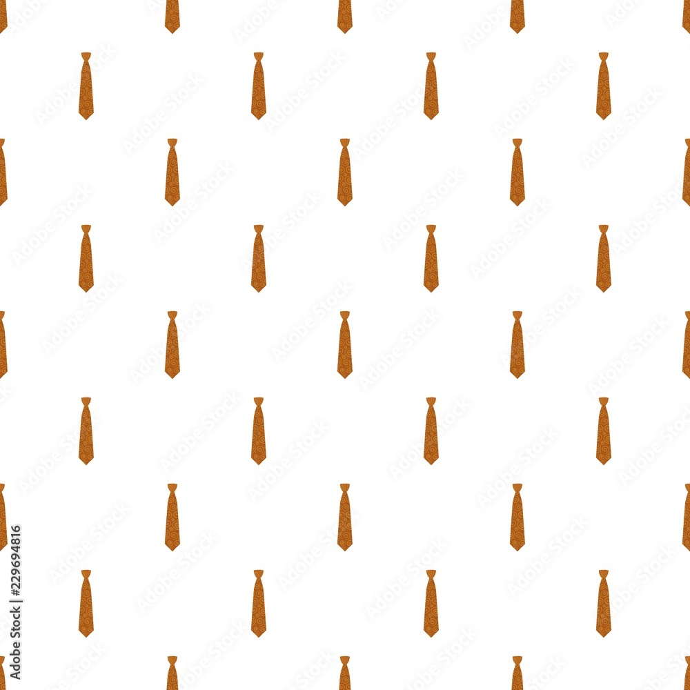 Poster orange tie pattern seamless repeat background for any web design