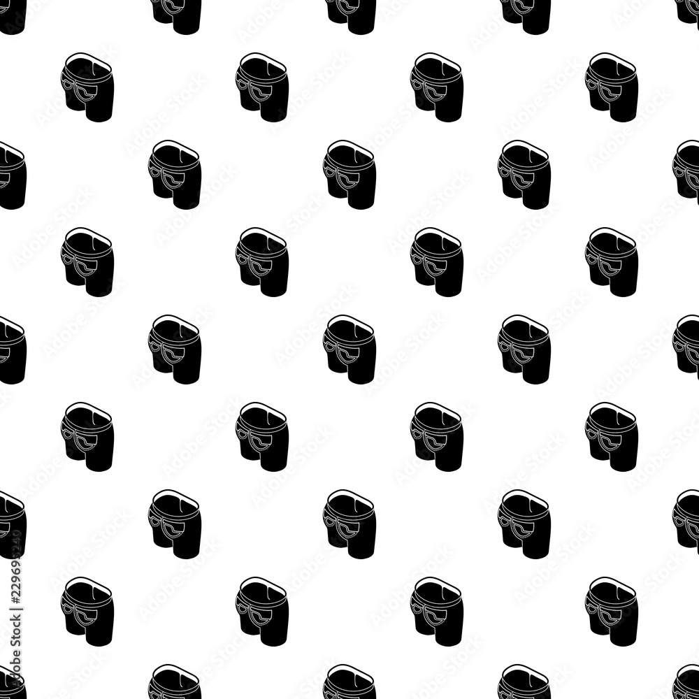 Poster modern back pocket pattern vector seamless repeating for any web design