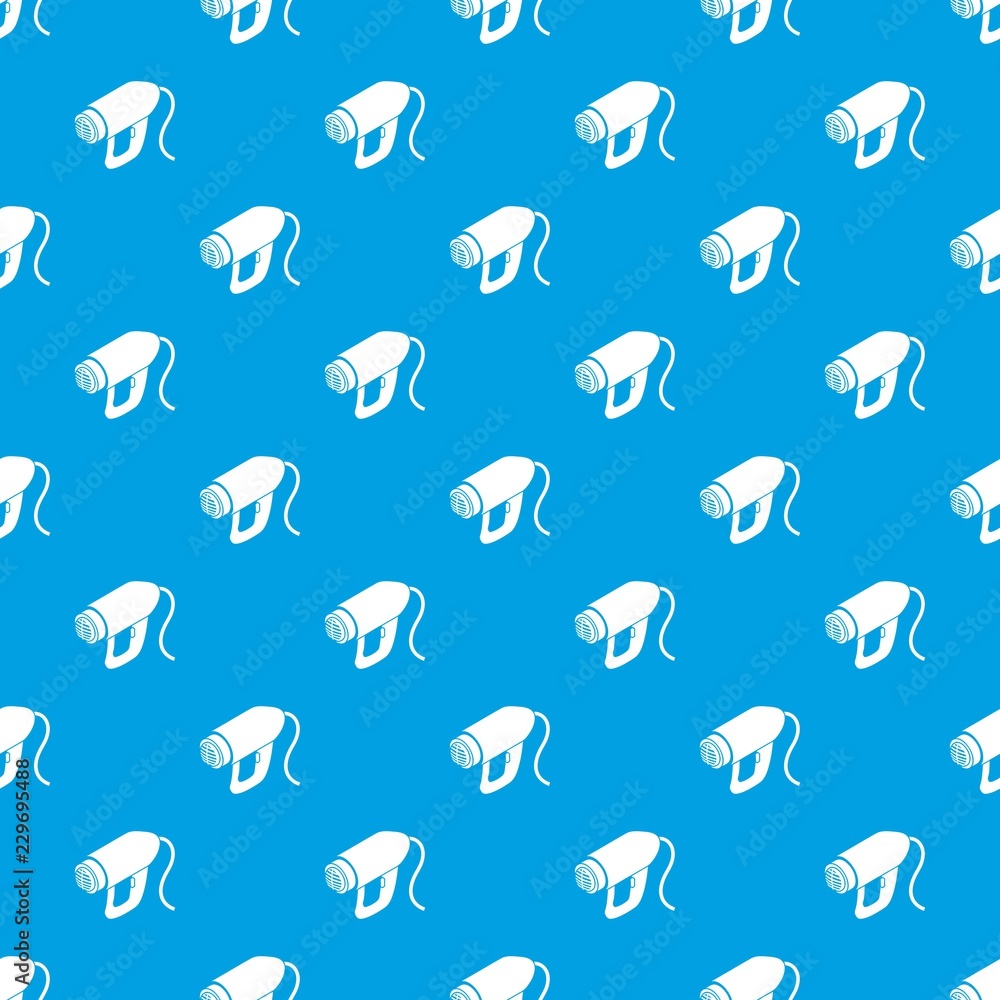 Poster heat power tool pattern vector seamless blue repeat for any use