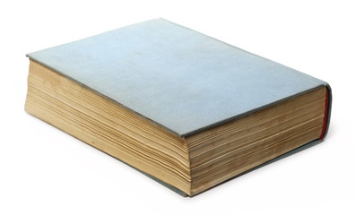 Old big book isolated on white background