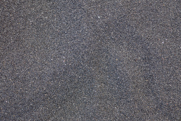 Closeup of black sand in Hawaii