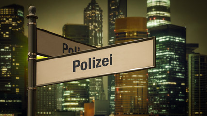 Schild 373 - Polizei