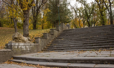 stairs in the park