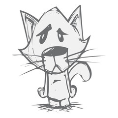 Sad Cat