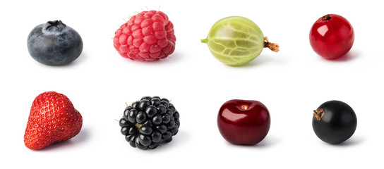  Fresh berries set