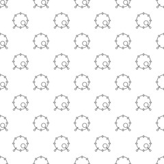 Drum pattern vector seamless repeating for any web design
