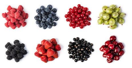  Fresh berries set
