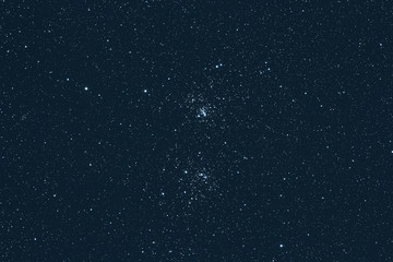 Milky Way stars photographed with astronomical telescope. 