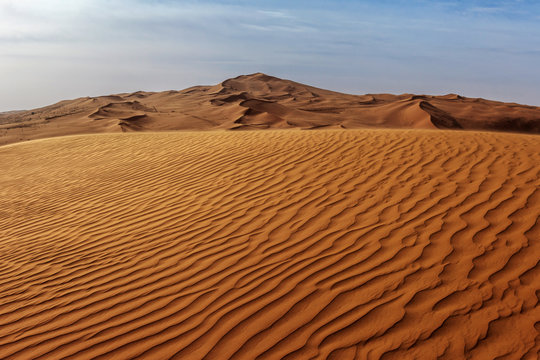 Sand Dunes In The Desert, Saudi Arabia