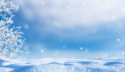 idyllische winterlandschaft