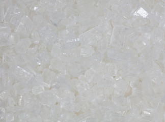 White granulated sugar as a background