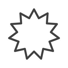 Star Icon. Vector Line.