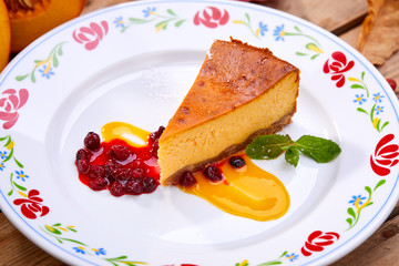 homemade pumpkin pie