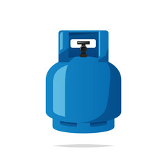 Small propane gas tank vector isolated