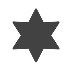 Star Icon. Vector Shape.