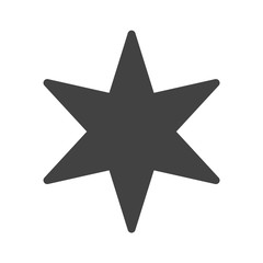 Star Icon. Vector Shape.