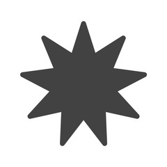 Star Icon. Vector Shape.