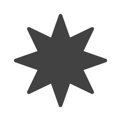 Star Icon. Vector Shape.