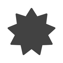 Star Icon. Vector Shape.