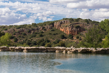 Fototapeta na wymiar Paisaje de Lagunas de Ruidera