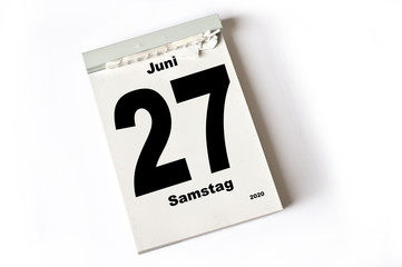 27. Juni 2020