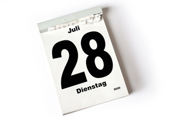 28. Juli 2020