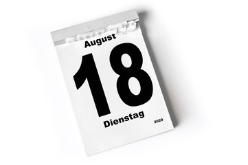 18. August 2020