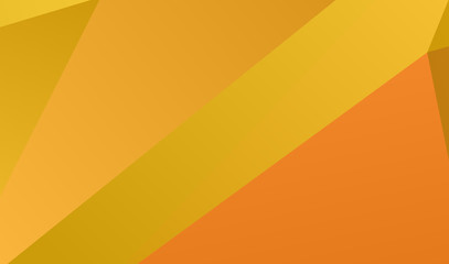 Orange geometric background with triangles of different shapes and sizes. A combination of geometric shapes