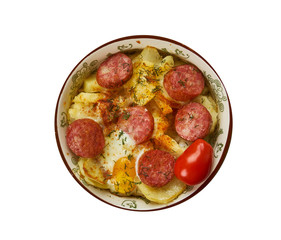 Hungarian  Rakott Krumpli