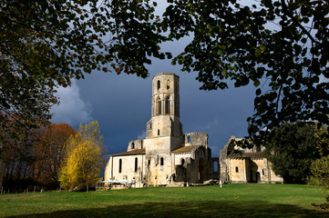 Die Abtei La Sauve-Majeure in Aquitanien, Frankreich