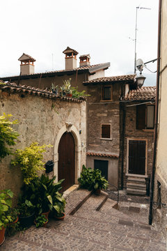 Gasse in Limone sul Garda am Gardasee
